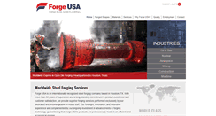 Desktop Screenshot of forgeusa.com